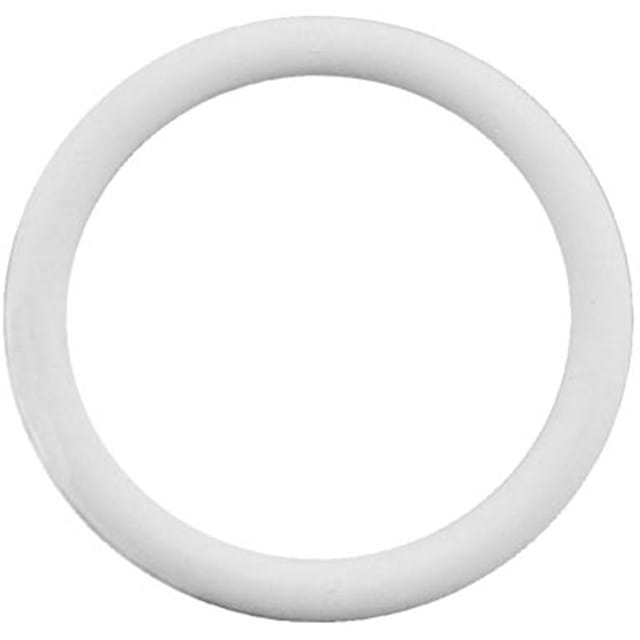 3" INNER DIAMETER WHITE RUBBER RING, 45 DUROMETER